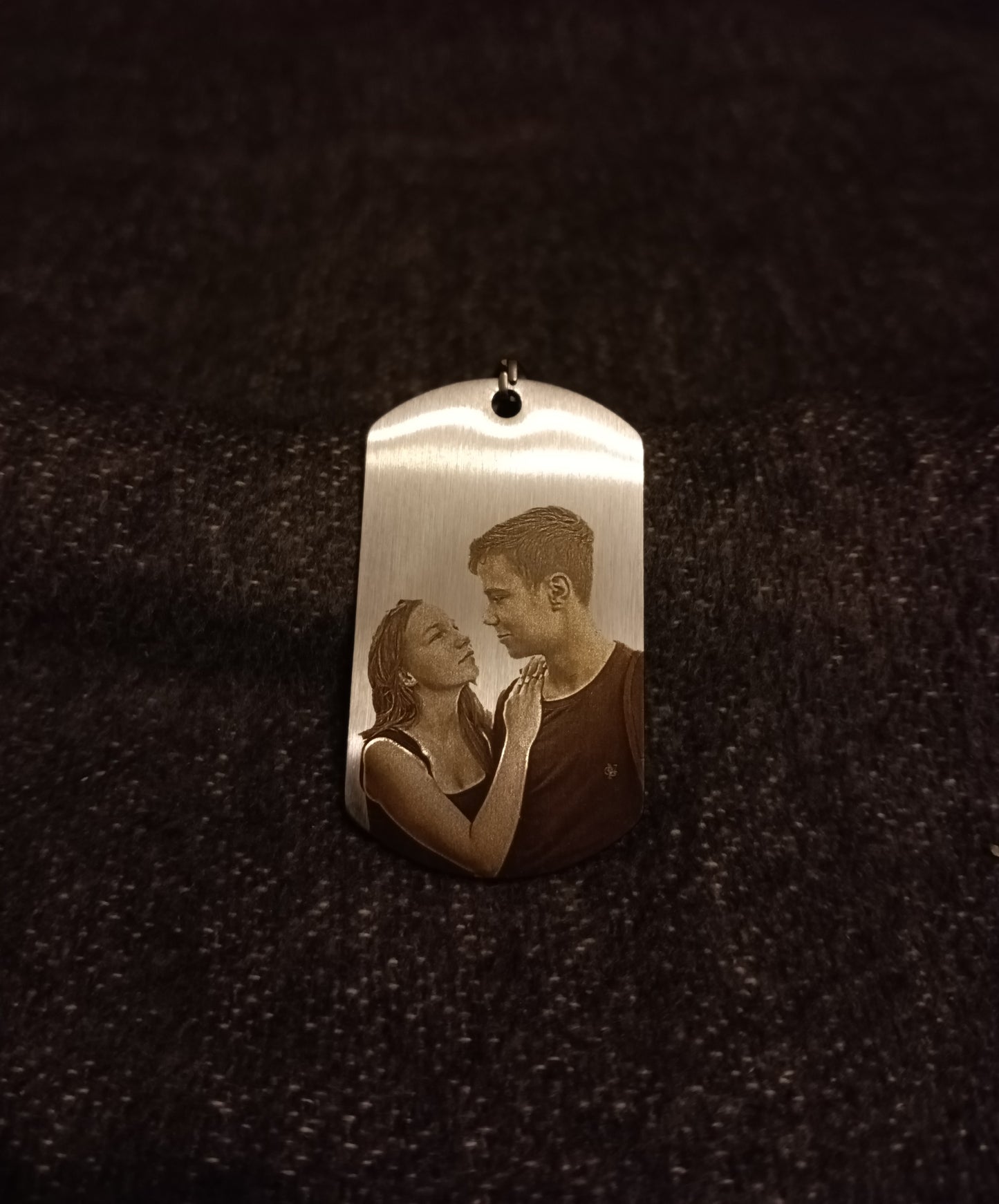 Anhänger Edelstahl (ID Tag)