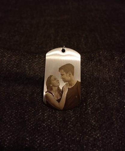 Anhänger Edelstahl (ID Tag)